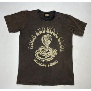 Suicidal Trend Rock And Roll Club Snake Graphic T-shirt Men Medium Short Sleeve